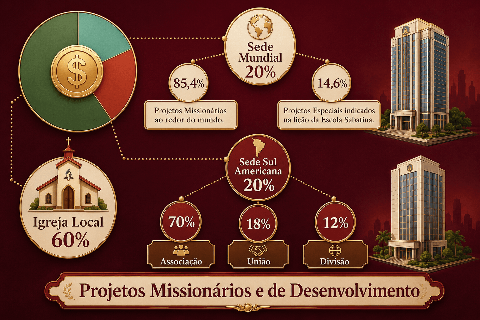 Infográfico — destinos das ofertas